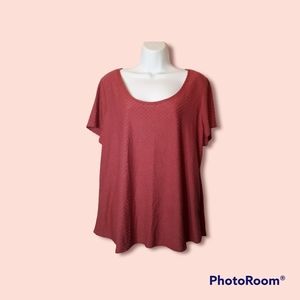 Reitman's Tshirt Dark Pink Size 2xl